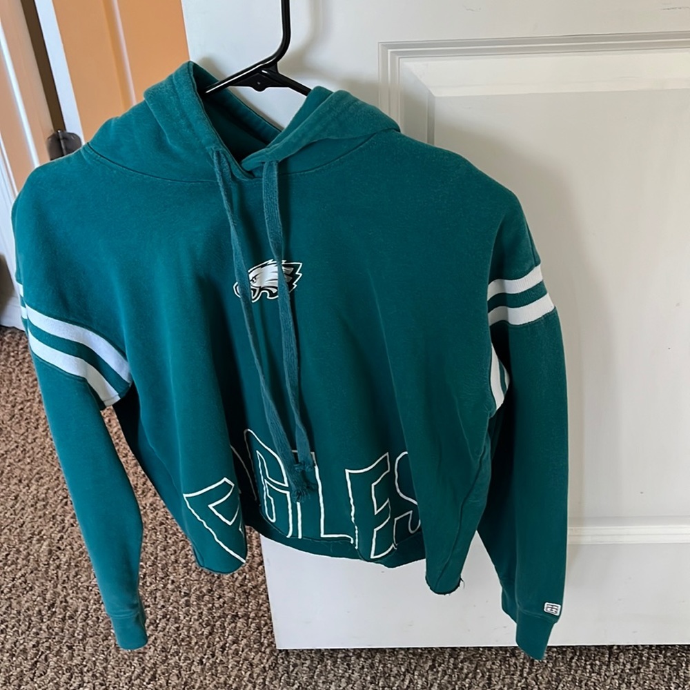 Cropped eagles hoodie